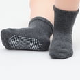 thumbnail image 4 of Splozh Toddler Socks Multipack Boy 6PC Children Socks Comfortable Soft Fashion Solid Color Children Floor Socks Blue,1-3 Years, 4 of 6