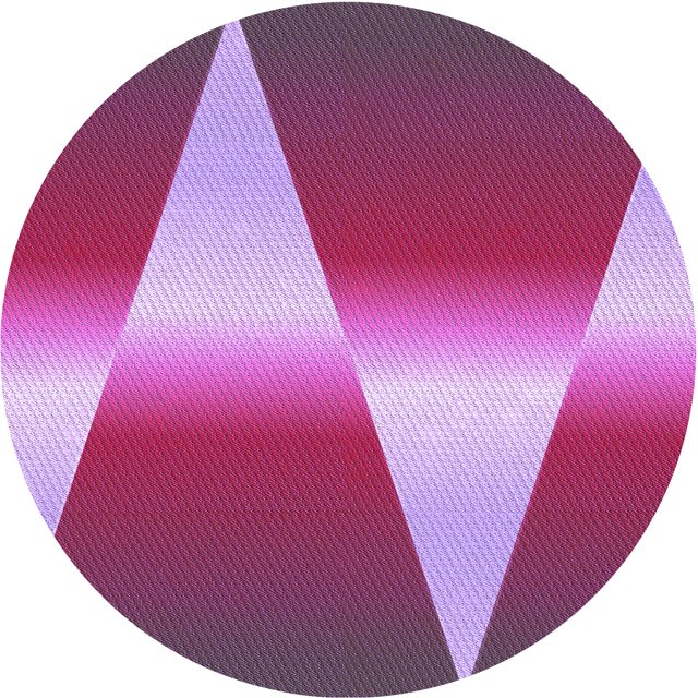 Ahgly Tapis Rond Lavable en Machine Intérieur Transitionnel Lilas Violet Riche, 5 Pieds Rond