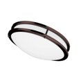 thumbnail image 1 of Dainolite CFLED-C1626-BZ White Flush Mount, 1 of 1