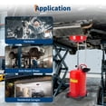 thumbnail image 2 of Réservoir d'Évacuation d'Huile Usée Portable à Air – Capacité de 20 Gallons, Hauteur d'Entonnoir Réglable (38-65 Pouces), Roues Pivotantes à 360°, Valve de Régulation de Pression, Boîte à Outils et Gants, 2 of 7