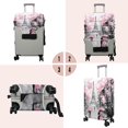 thumbnail image 2 of Travel Luggage Cover Suitcase Protector Fits 18-32 Inch Luggage Wheel Covers Patterned Travel Related Items Flower Luggage Protector Elastic Luggage Anti-scratch Suitcase Cover L, 2 of 5