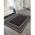 thumbnail image 3 of Jute Natura Black, Grey Polypropylene Rug 7'10" x 10'2", 3 of 7