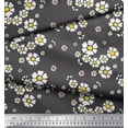 thumbnail image 3 of Soimoi Grey Poly Georgette Fabric Artistic Floral Print Sewing Fabric Yard 42 Inch Wide, 3 of 3