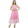 thumbnail image 2 of Bimba Kurta Anarkali Kurti pour Femmes, Robe de Fête Ethnique Légère/rose Bébé/ 12, 2 of 6