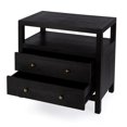 thumbnail image 2 of Butler Specialty Company Nora 2 Drawer Wood Wide Nightstand - Coffee, 2 of 8