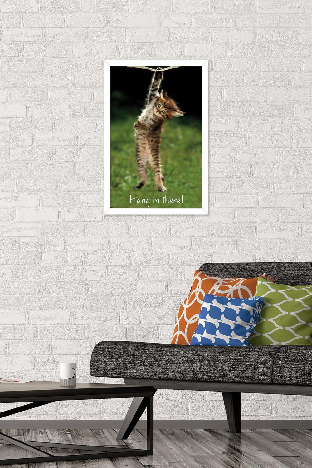 Famous Kitten Hang There Poster Wall Poster