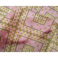 thumbnail image 4 of oneOone Silk Tabby Fabric Diamond|Triangle & Check Geometric Printed Craft Fabric BTY 42 Inches Wide, 4 of 4