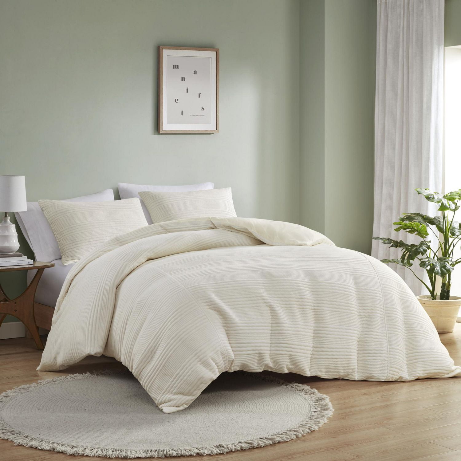 Home Essence Ensemble de housse de couette 3 pièces Finley