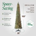 thumbnail image 4 of Home Heritage Stanley 9' Pine Artificial Christmas Tree, PreLit 500 White Lights, 4 of 11