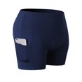 thumbnail image 1 of Femmes Taille Haute Court Ventre Contrôle Shorts Polyester Noir XL, 1 of 2