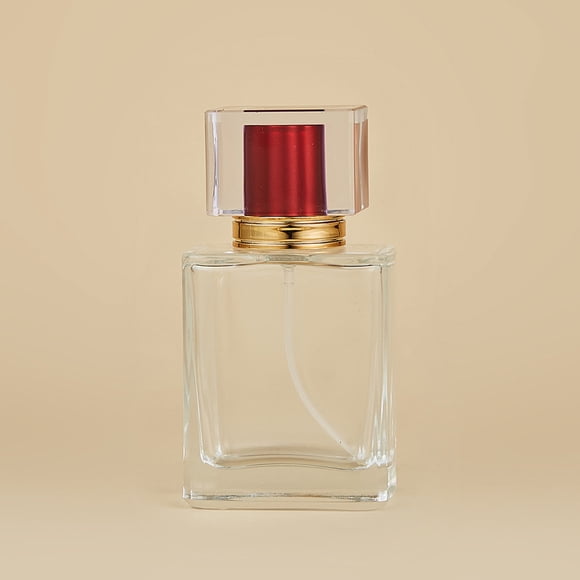 WEIWEIGG Atomiseur de Parfum en Verre 50 ml, Bouteille Vaporisateur Rechargeable Étanche avec Buse à Brume Fine, Bouteille à Brume pour Sac à Main, Cadeau Format Voyage, 1 PCS