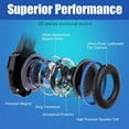 thumbnail image 3 of APPIE G9000 Stereo Gaming Headset for PS4 PC Xbox One PS5 Controller, Noise Cancelling Over Ear Headphones with Mic, LED Light, Bass Surround, Soft Memory Earmuffs for Laptop Mac Nintendo NES Games, 3 of 8