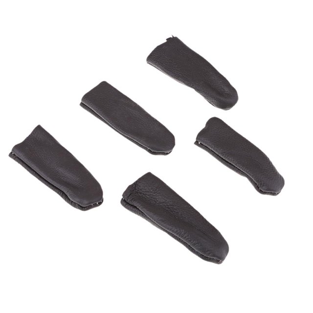 5pcs Needle Felting Leather Finger Protectors Tools Finger Guards Random 2