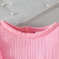 thumbnail image 4 of HNMKIU Girls Long Sleeve Ruffled Dress with Matching Headbands for Stylish Outings and Celebrations, 4 of 4
