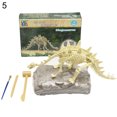 thumbnail image 2 of Flmtop Dinosaur Fossil Skeleton Excavation Dig up Kit DIY Assembly Educational Kids Toy, 2 of 10