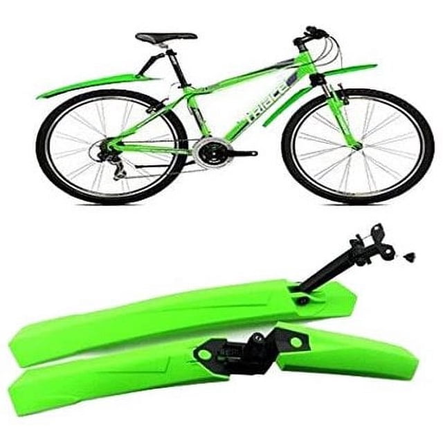 Bike Mudguard Set Mountain Bike Road Bicycle Long Fender Adjustable Mud Guard