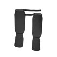thumbnail image 2 of pitrice 1 Pair Shin Instep Guards MMA Supplies Training Protection Elastic Protector Black and S, 2 of 7