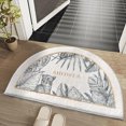 thumbnail image 3 of simhoa Tapis de Sol Antidérapant Tapis d'Intérieur Lavable à la Machine Efficace Grip Tapis Douche Demi-Cercle, 3 of 8
