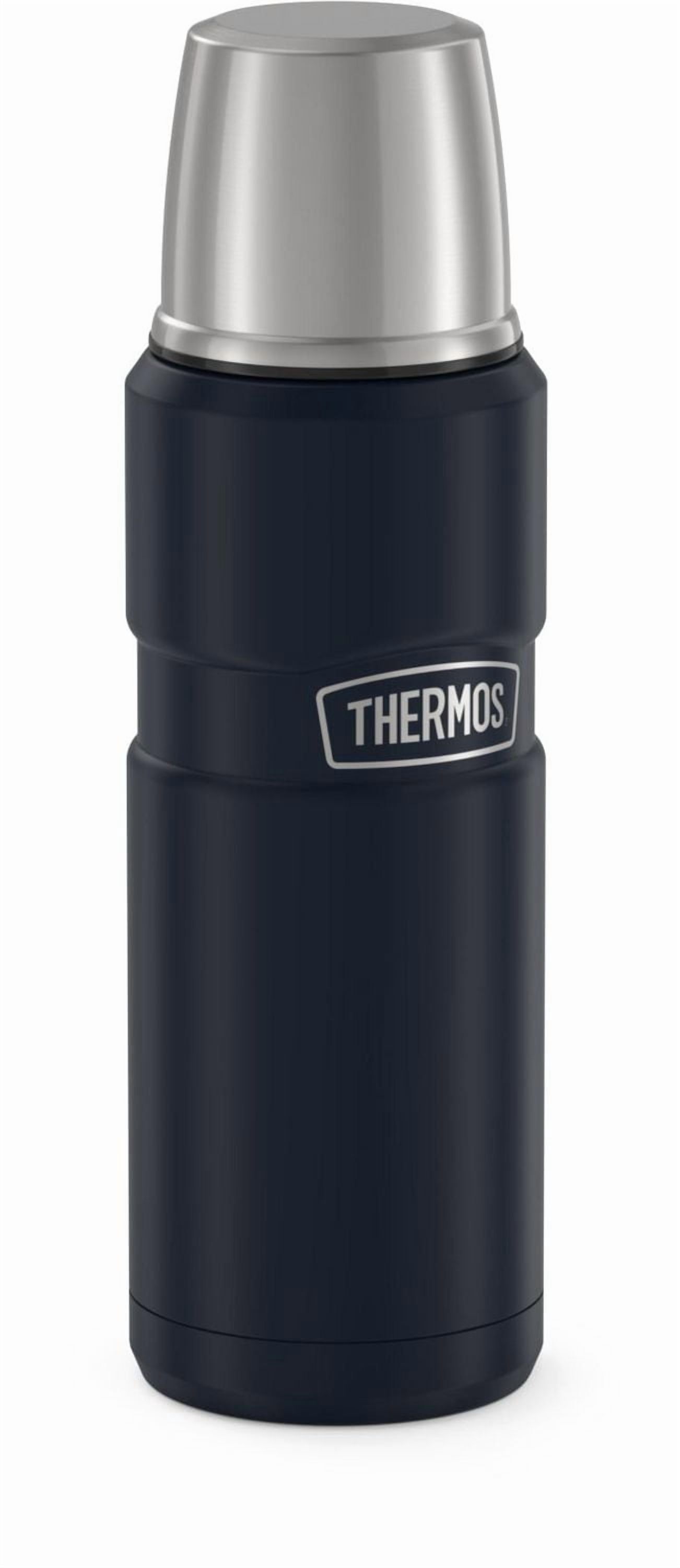 Thermos Stainless King Vacuum Insulated 16 oz Compact Bottle, Midnight Blue