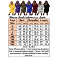 thumbnail image 2 of Grande Taille P-XXXXXL Femmes Manches Longues à Capuche Poches Chandail à Capuche Robe Tunique Chandail Automne Hiver Longs Hauts à Capuche, 2 of 2