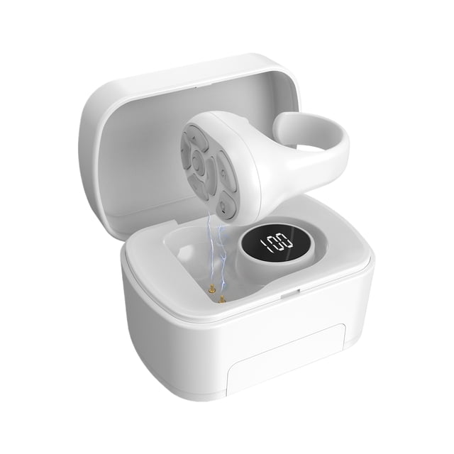 relayinert Wireless Control Ring Remote Likes Page Flipping For Phone Remote Control Page Flipping Device Video white