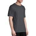 thumbnail image 3 of Hanes T-Shirts à Col Ras du Cou ComfortSoft pour Hommes, Lot de 4, TG, Charbon Chiné, 3 of 3