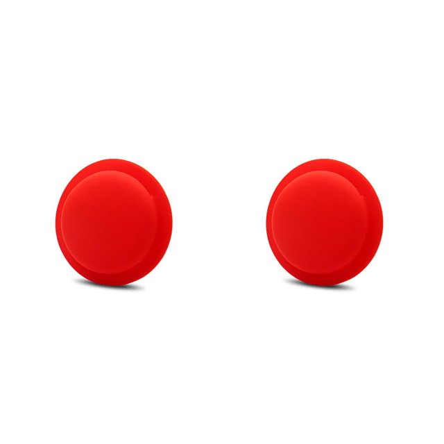 stanreset Protecteur Porte-Clés en Silicone Accessoire de Remplacement pour AirTag, Rouge Blanc 2Set