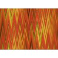 thumbnail image 1 of Ahgly Company Tapis d'Intérieur Lavables en Machine Rectangulaire Transitionnelle Néon Orange, 3' x 5', 1 of 7