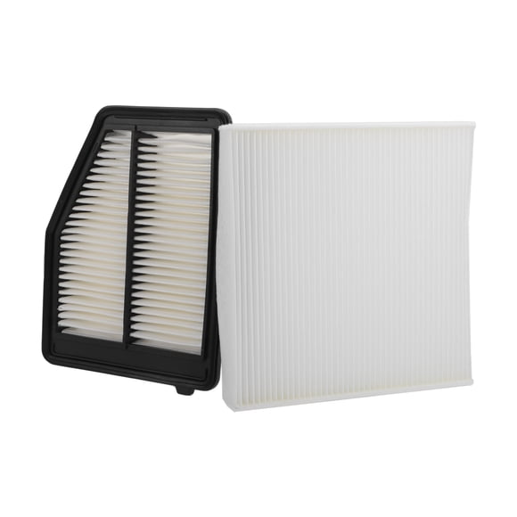 Unique Bargains Engine Cabin Air Filter Combo Set Filter Kit Air Filter Cleaner Element No.17220R1AA01/80292SWAA01 for Honda Civic 1.8L 2012- 2015 1 Set