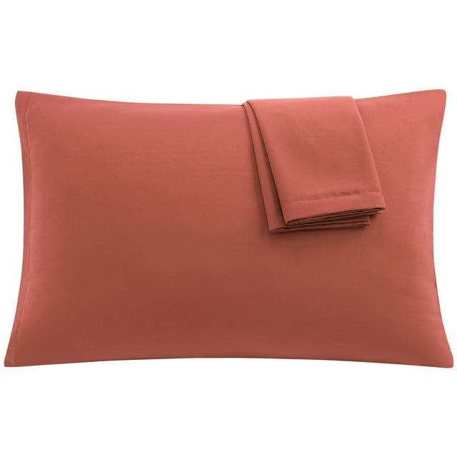 Unique Bargains 1800 Microfiber Zippered Pillowcases 2pcs