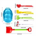 thumbnail image 2 of Snowball Maker Clip Maker Outil de Moule de Sable de Neige en Forme d'Animal Hiver Neige Jouets Kit, 2 of 7