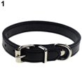 thumbnail image 4 of Faux Leather Pure Color Cute Dog Pet Cat Puppy Collar Neck Adjustable Buckle, 4 of 10
