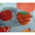 thumbnail image 4 of oneOone Viscose Chiffon Sky Blue Fabric Fruits Sewing Craft Projects Fabric Prints By Yard 42 Inch Wide, 4 of 4