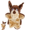 thumbnail image 1 of Adorable Cartoon Animal Hand Puppet Parent Kid Interactive Hand Toy Plush Wolf Hand Puppet, 1 of 8