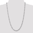 thumbnail image 2 of 14K White Gold 5.35mm Semi-Solid Figaro Chain, 2 of 4