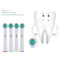 thumbnail image 3 of Heads 4Pcs Electric Toothbrushes Replacement Heads Electric Toothbrush Accessories  Care, 3 of 8