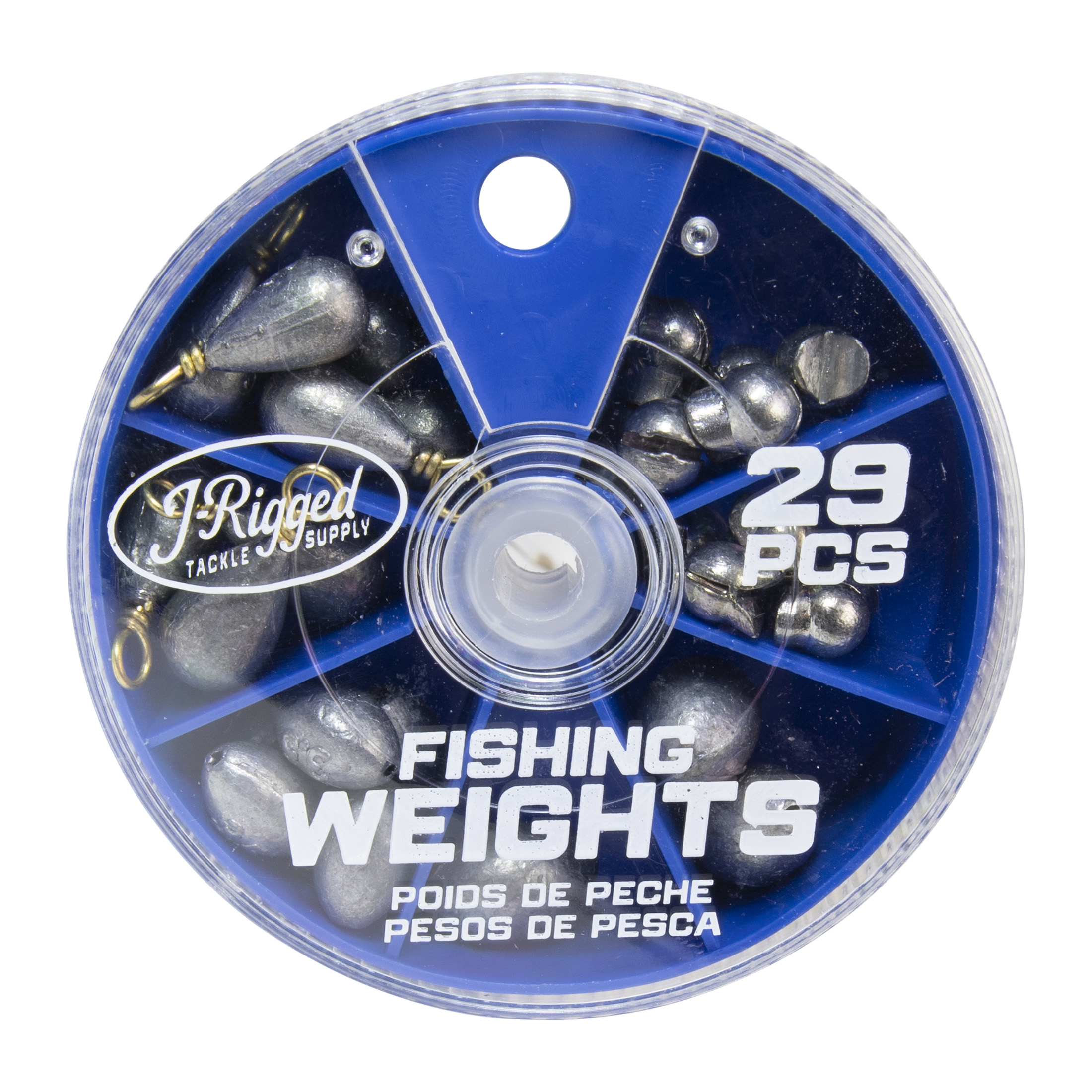 J-Rigged Tackle Supply Fishing Weight Assortment