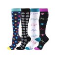 thumbnail image 1 of CAROOTU Chaussettes de Compression pour Femmes et Hommes Chaussettes de Circulation-Compression 20-30 mmHg pour la Course à Pied Infirmière de Sport, 1 of 7