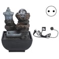 thumbnail image 1 of Fontaine de Bureau Éclairée à DEL, Fontaine de Bureau à DEL, Déco de Bureau Forme Unique Conçue pour le Paysage de Maison et Bureau Décoration Feng Shui Type 9111 Prise UE 220 V, 1 of 8