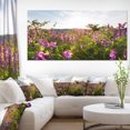 thumbnail image 1 of Amazing Summer Pasture with Flowers - Floral Canvas Art Print, 1 of 3