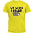 thumbnail image 1 of Sloth My Spirit Animal Mens T Shirt, 1 of 1