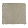 thumbnail image 2 of Table Dustproof Cover, Lightweight Beige Table Tennis Table Dust Cover Waterproof 190 Silver Coated Polyester Taffeta  For Courtyard, 2 of 8