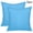 bleu, variante sur 2 Pcs Housses de Coussin Décoratives Unies Simples Carrées Taie de Coussin Intérieur Salon Extérieur Jardin Housse de Coussin pour Voiture Sofa Lit Canapé