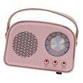 thumbnail image 1 of Haut-parleur Rétro BT, Petit Portable à Main Vintage Décor pour Maison Extérieur DW21, 500mAh, 1 of 7