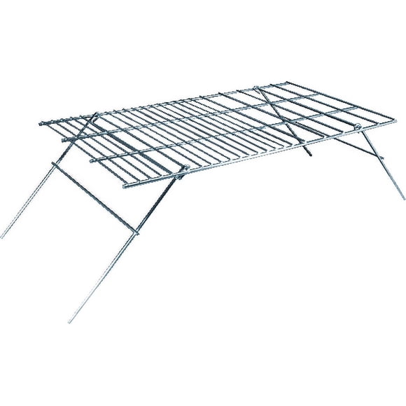 Coghlan's Medium Nickel-Plated Folding Steel Camp Grill - Lightweight Portable Grate for Camping Backpacking