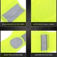 thumbnail image 4 of Adjustable Cycling Vest, Breathable Mesh Fabric Reflective  Vest Gear with Pocket for Night Running Cycling, 4 of 8