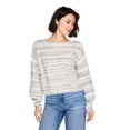 thumbnail image 1 of No Boundaries Women's Off-the-Shoulder Sweater, 1 of 6