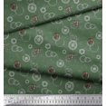 thumbnail image 2 of Soimoi Rayon Crepe Fabric Watches & Texture Printed Craft Fabric by the Yard 46 Inch Wide, 2 of 2