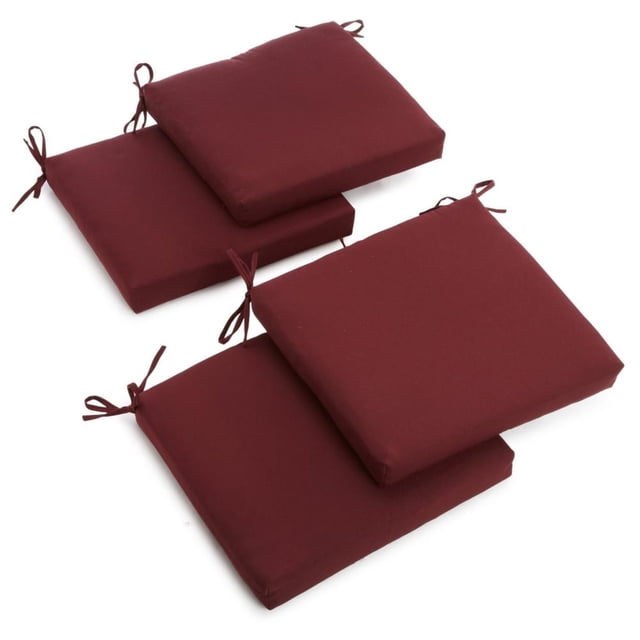 Coussin de Chaise en Sergé de 20 Po sur 19 Po (Ensemble de Quatre)