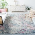 thumbnail image 1 of SAFAVIEH Madison Judith Tapis Géométrique Floral, 1 of 6